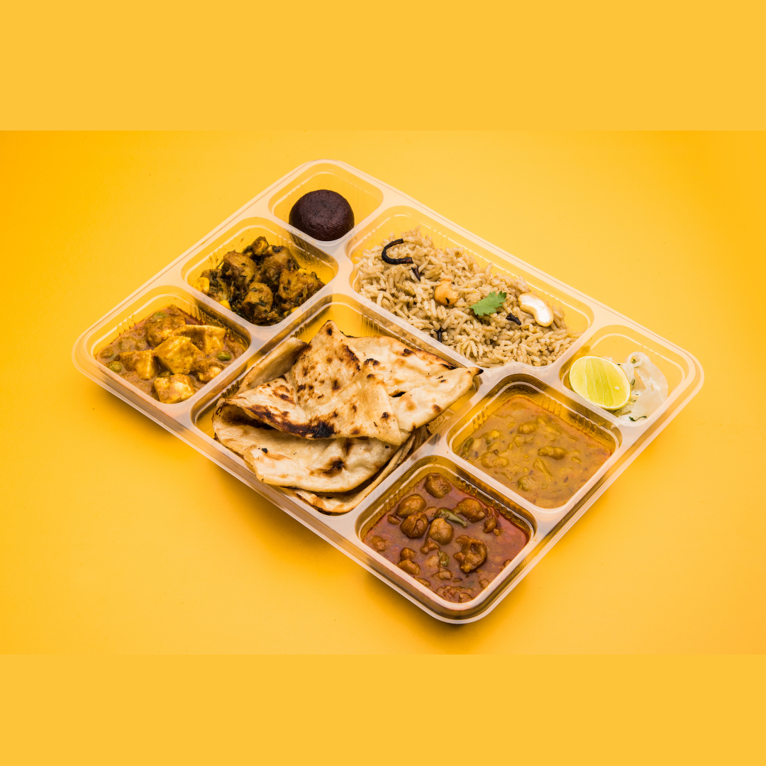 Monthly Subscription -Veg Meal -Large Size (16 Oz Curry)